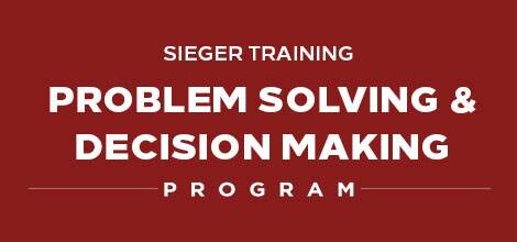 Problem Solving and Decision Making Course