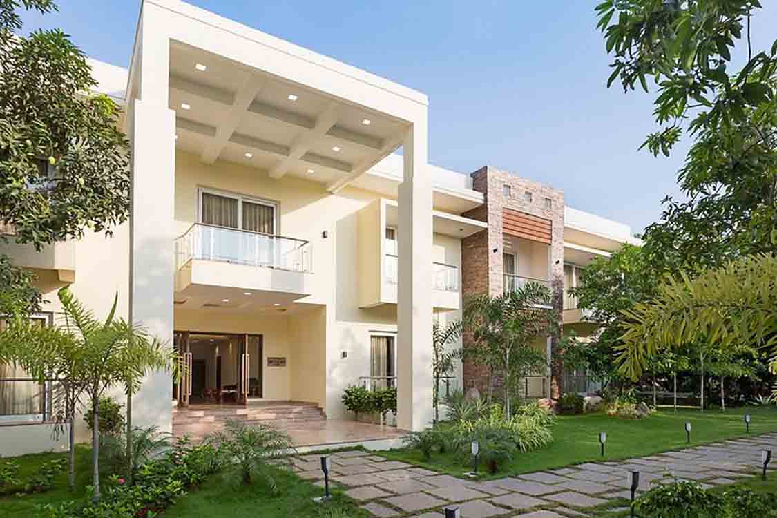 Esthell Village Resort Thirukazhukundram corporate team outing and outbound training venue
